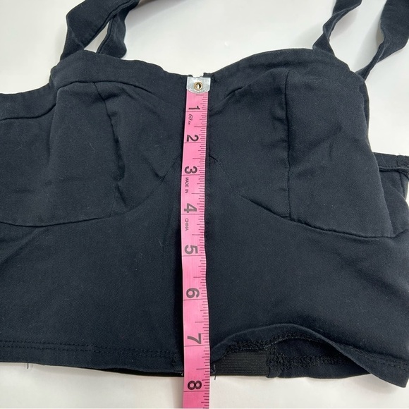 Black bralette with zipper size‎ small - Picture 4 of 5